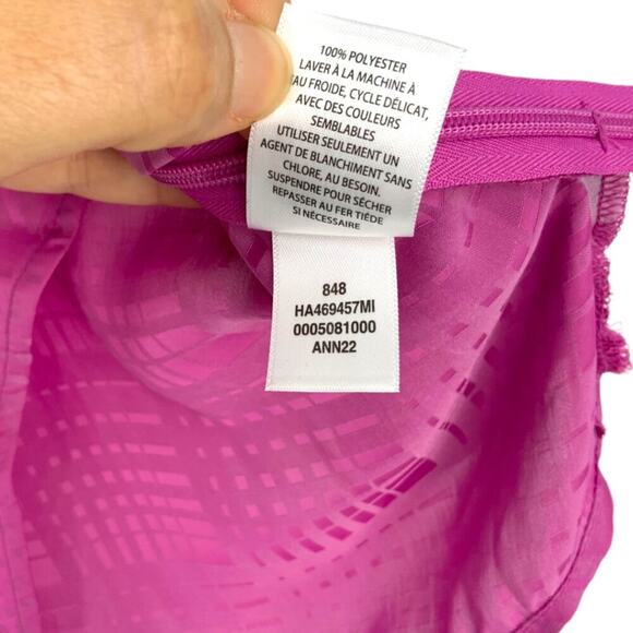 Halogen Twist Front Top In Pink Rosebud Size Medium NWOT $59 MSRP - Picture 7 of 8